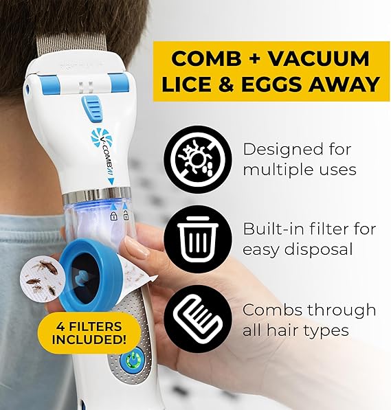 Electric Lice Removal Comb – Rechargeable & Chemical-Free